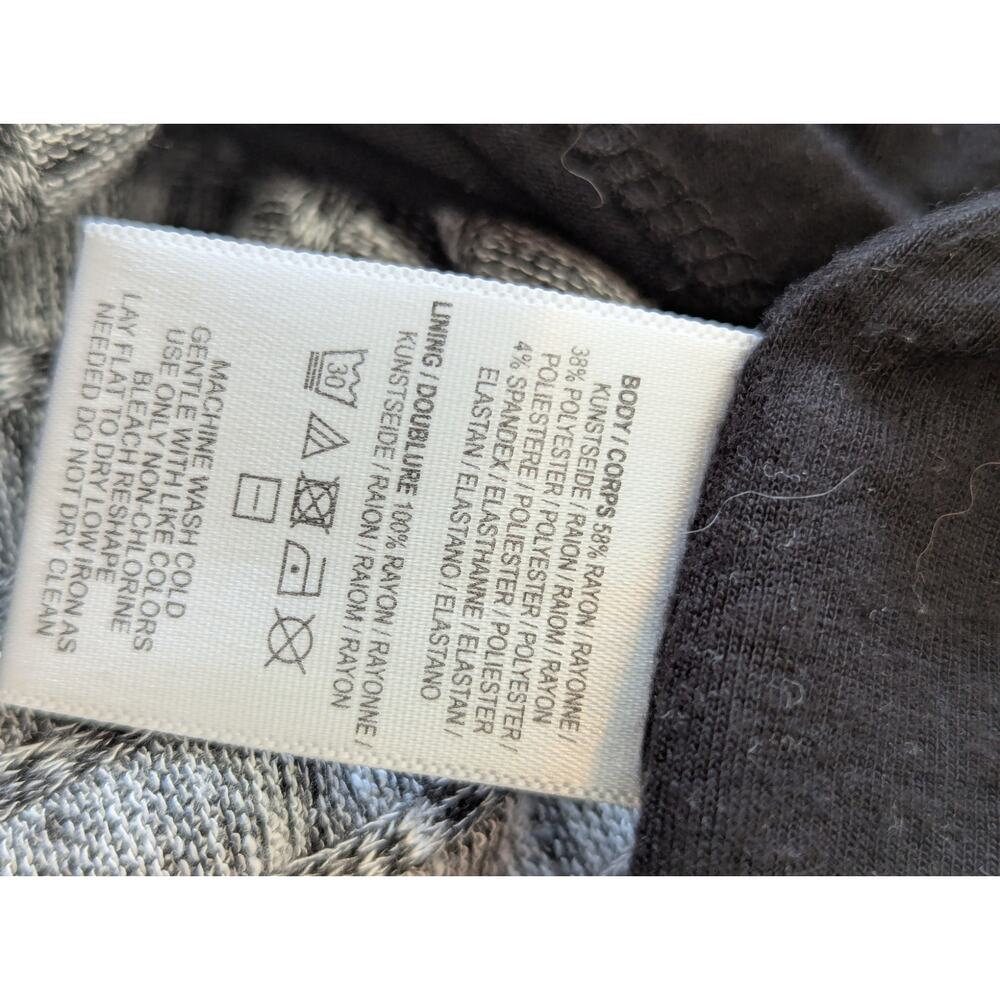 Maeve Anthropologie Emerson Gray Ribbed Sleeveless High Neck Dress w/ Pockets S - Picture 6 of 8